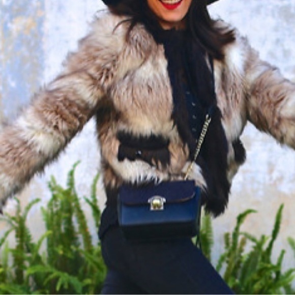 Rare HTF Lanvin X H&M Collaboration Faux Fur Jacket NWOT - Picture 10 of 15